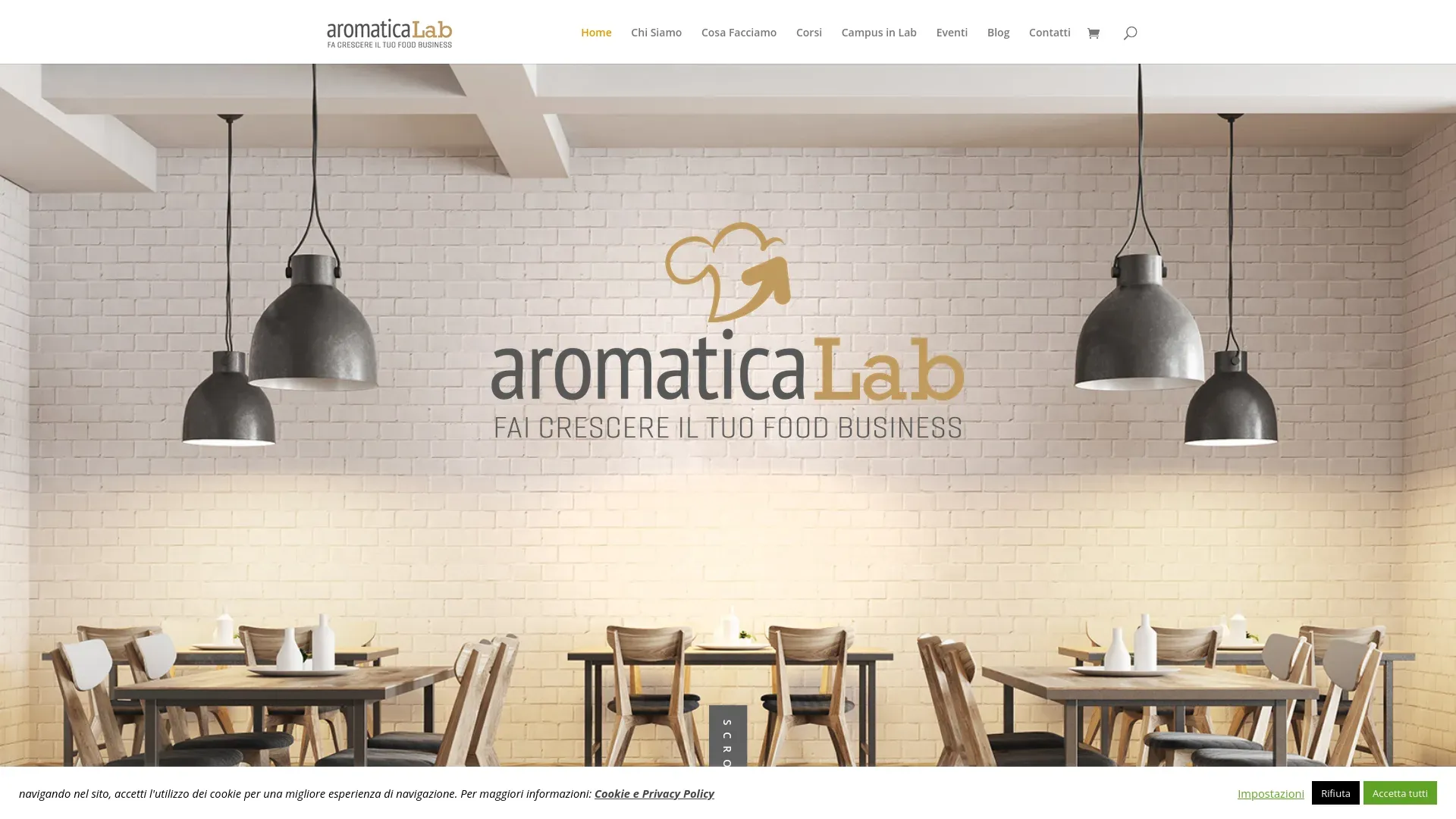 Screenshot AROMATICA LAB