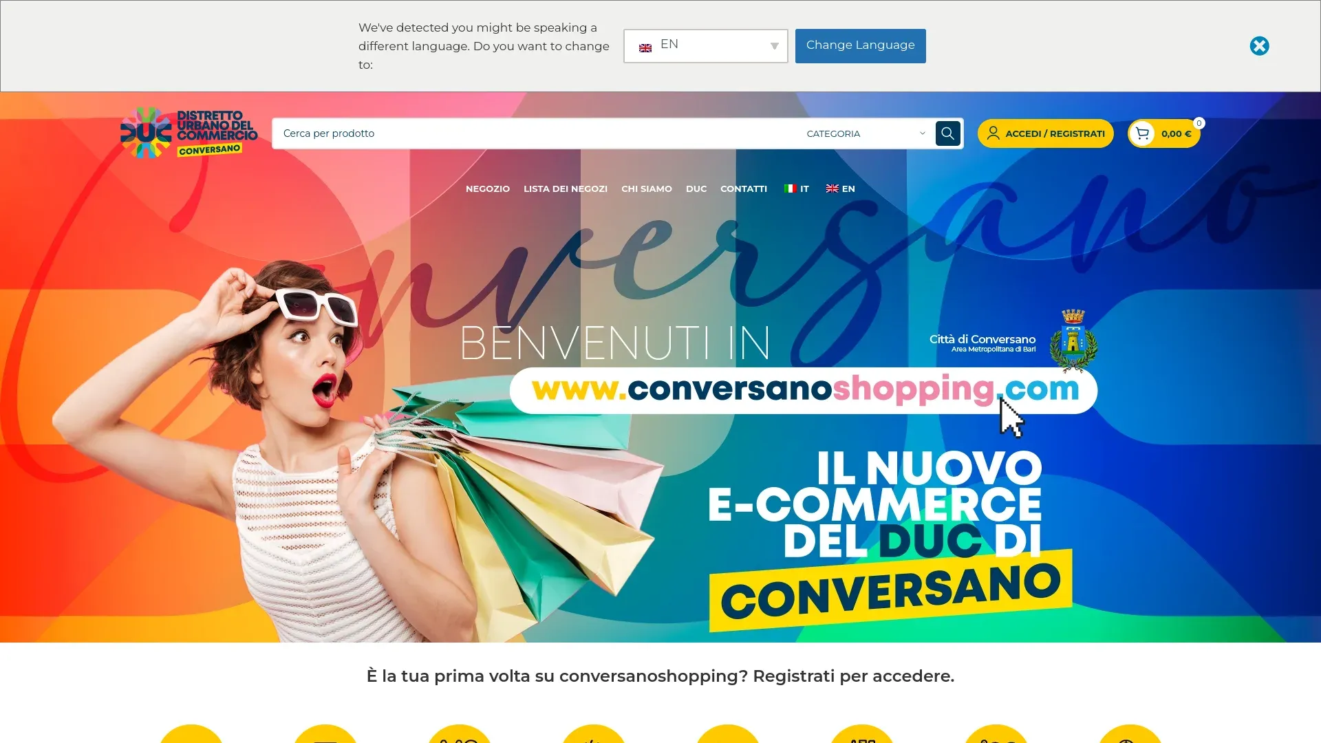 Screenshot DUC CONVERSANO
