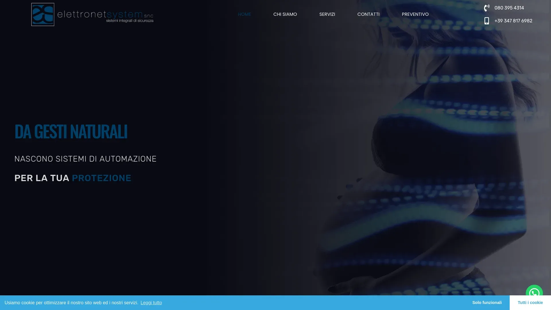 Screenshot ELETTRONET SYSTEM