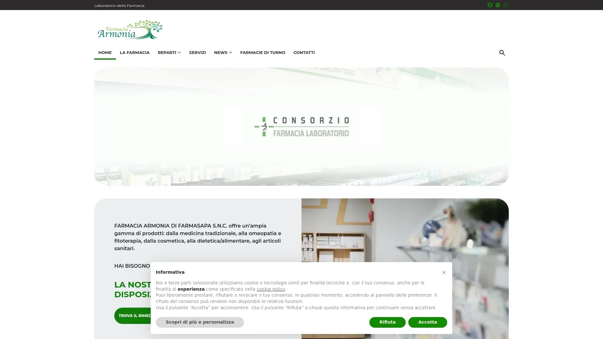 Screenshot FARMACIA ARMONIA