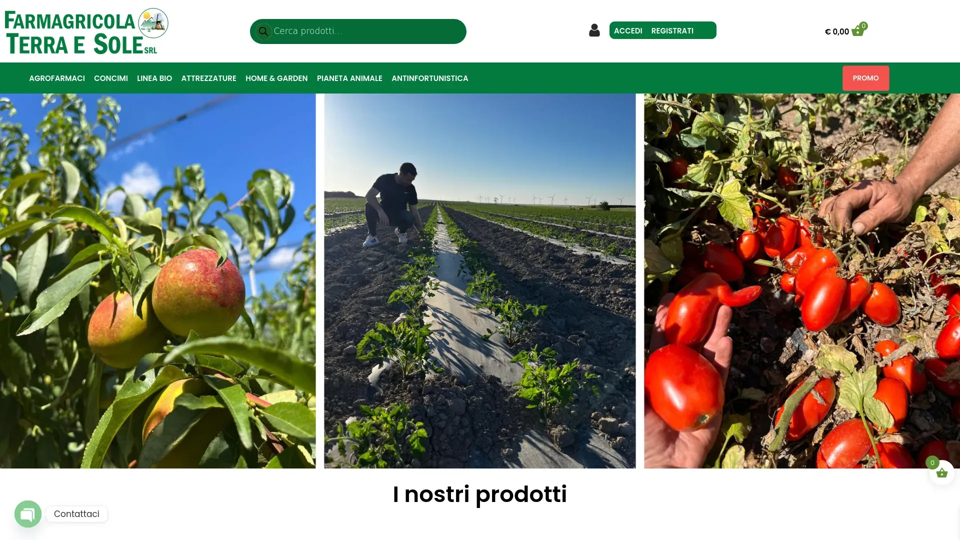 Screenshot FARMAGRICOLA TERRA E SOLE