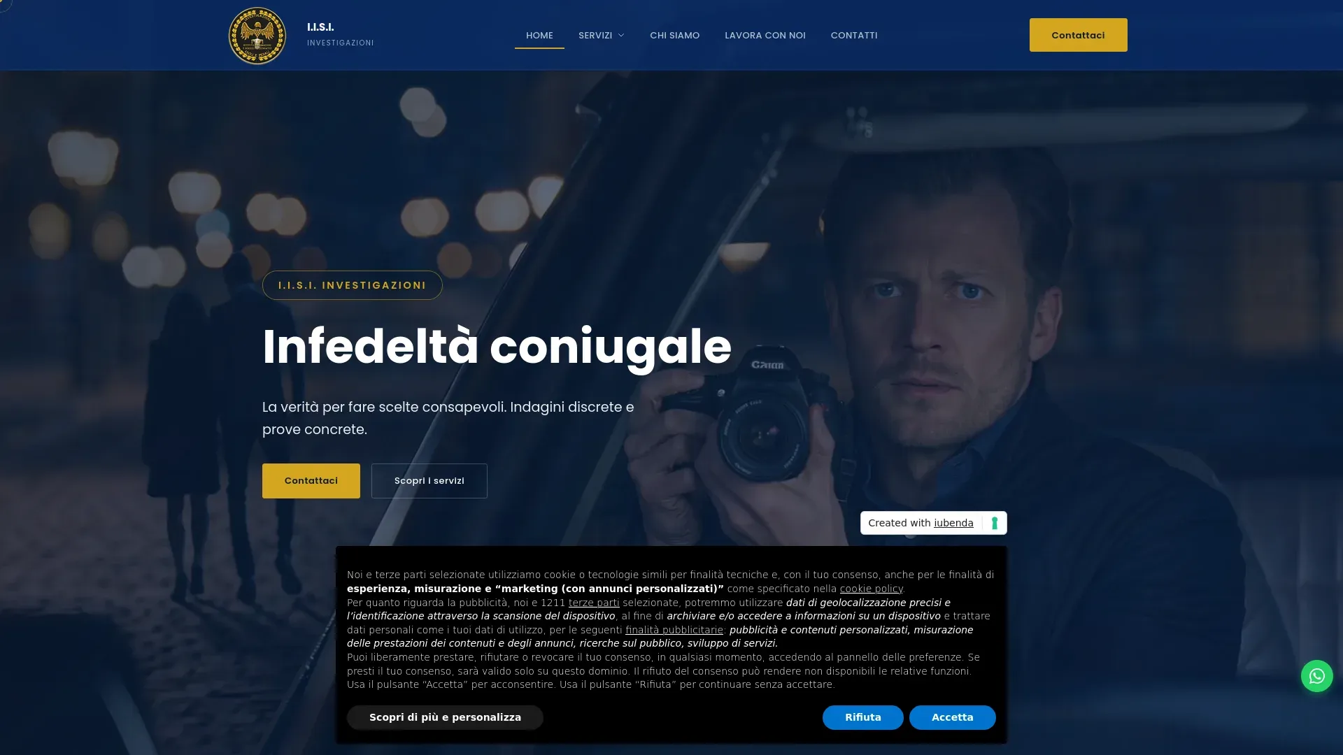 Screenshot IISI INVESTIGAZIONI