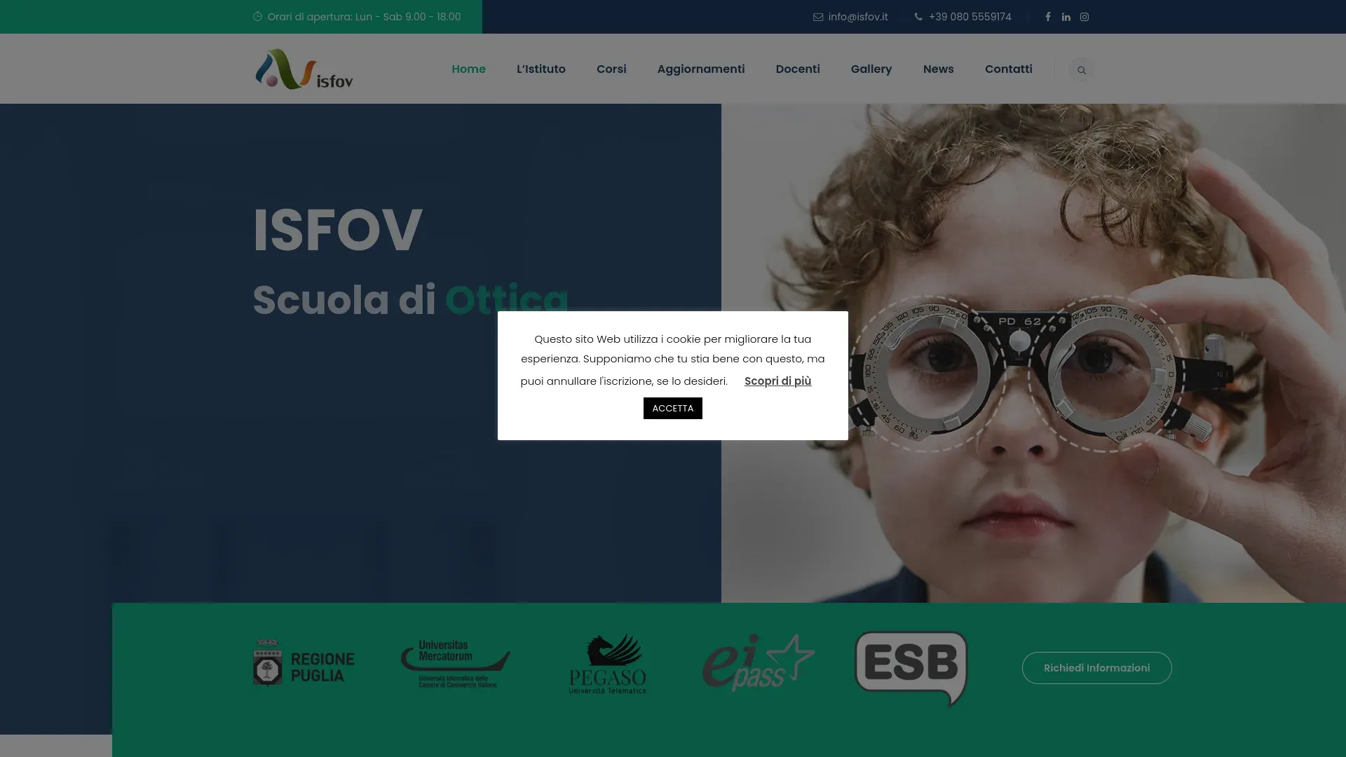 Screenshot ISFOV