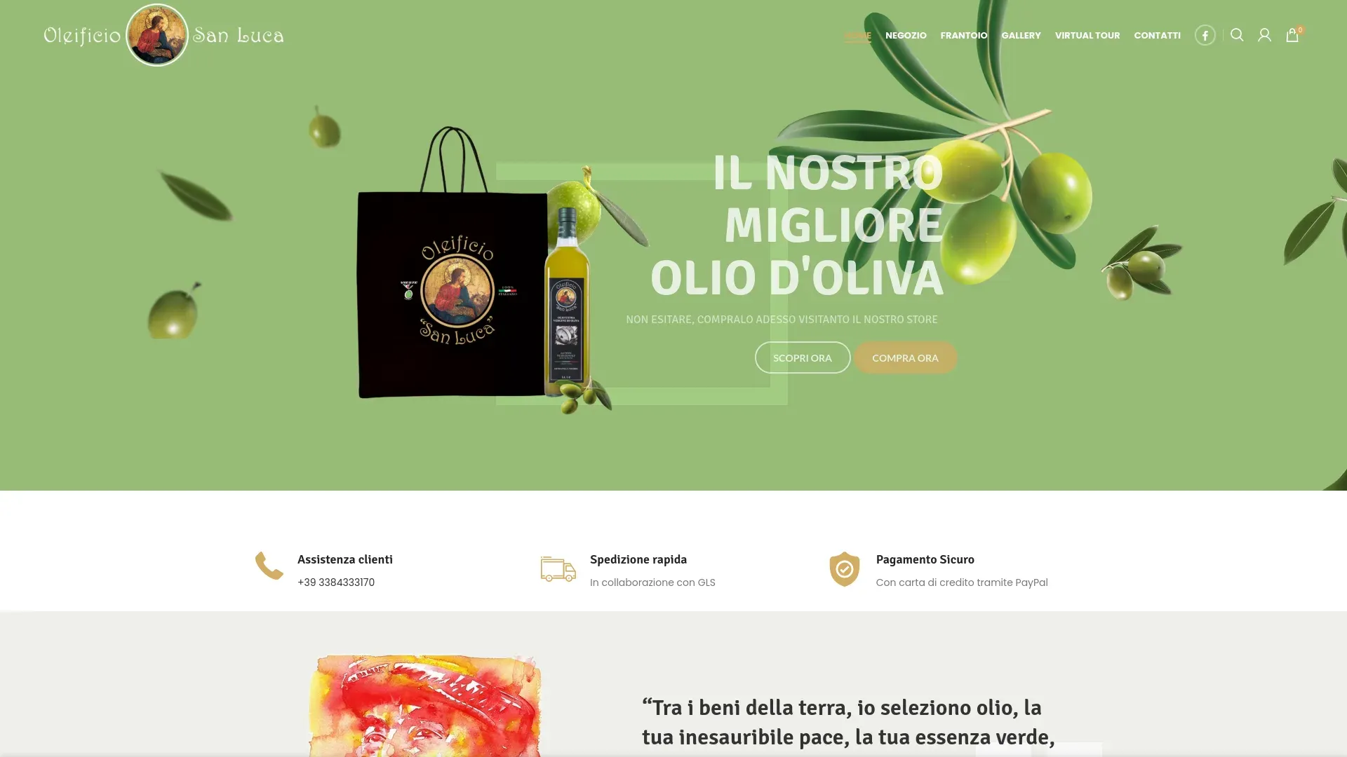 Screenshot OLEIFICIO SAN LUCA