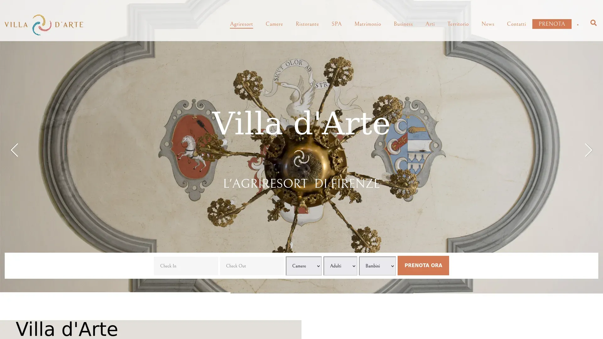 Screenshot VILLA D'ARTE